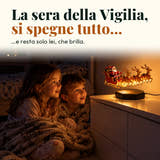 Foto illustrativa: La sera della Vigilia, si spegne tutto… …e resta solo lei, che brilla.